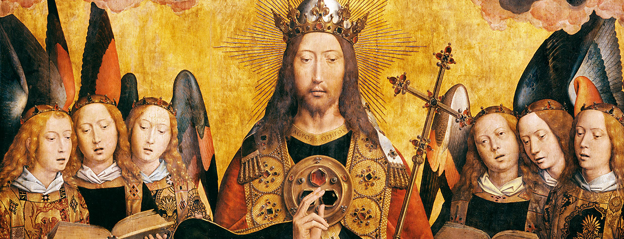 Cristo con ángeles cantores y músicos, 1483-1494